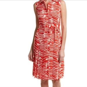 Cabi Brushstroke Sleeveless Dress